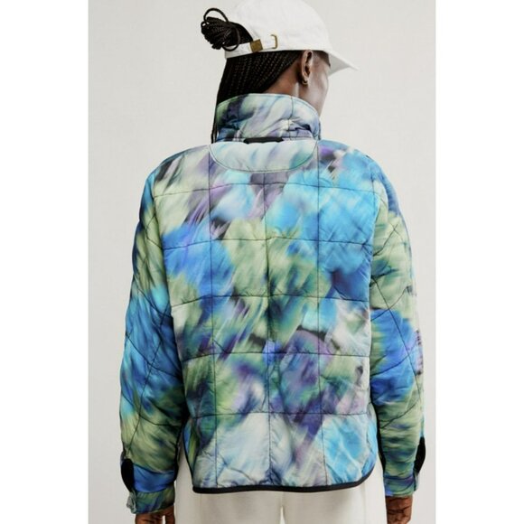 Free People $228 Pippa Printed Packable Quilted Puffer Jacket Small NWT - Picture 2 of 10
